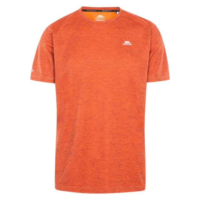 Trespass Trespass Men Raeran Technical Top in Coral Size: large Coral L Male 5063300225769