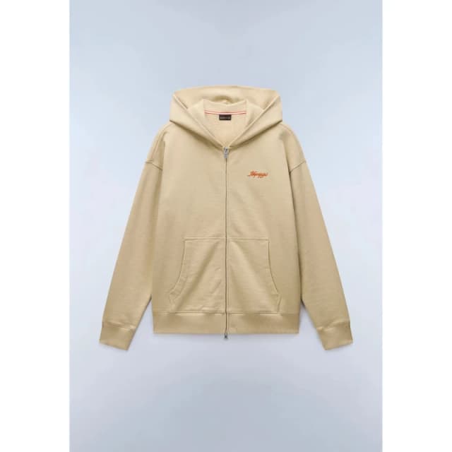 Hooded sweatshirt Napapijri Uyuni Beige Male S
