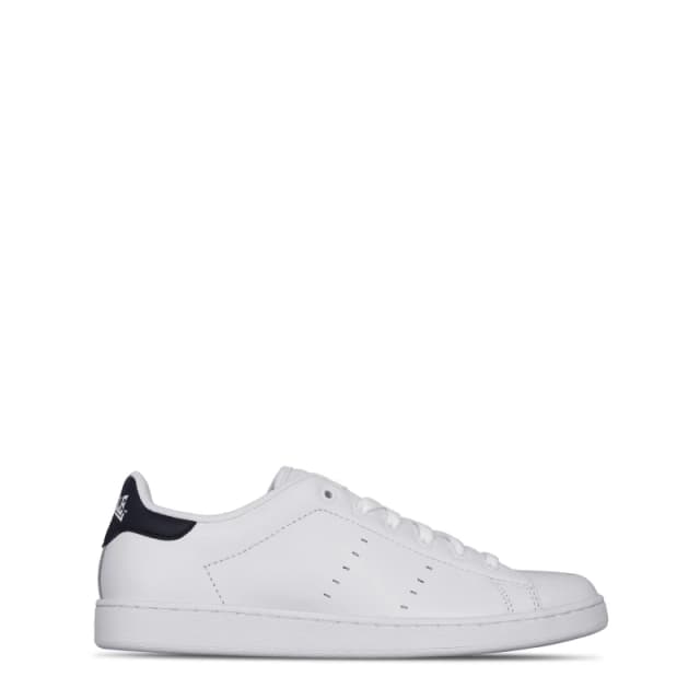 Lonsdale Leyton Leather Trainers Mens White/Navy male 7 (41)