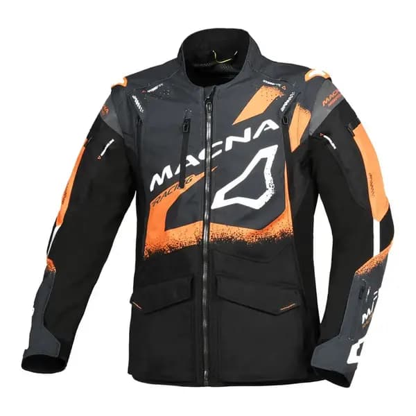 Macna Landmark MX Jacket Gray Orange Size M