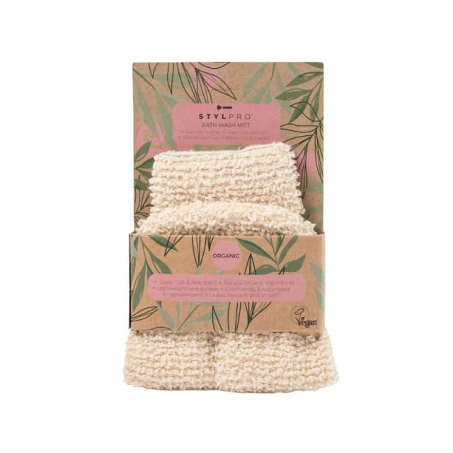 Stylideas Stylpro Bath Wash Mitt Beige unisex