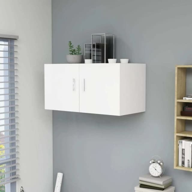VIDAXL Vidaxl - Wall Mounted Cabinet White 80x39x40cm Engineered Wood 8720286016251