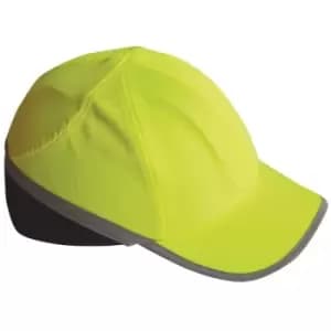 PW79YER - sz Hi-Vis Bump Cap - Yellow - Yellow - Portwest