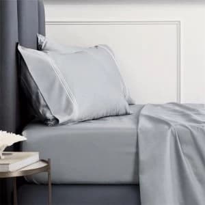 Sheridan Palais Lux Flat Sheet - Mercury