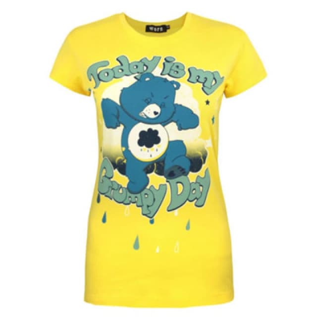 Care Bears Short Sleeved T-Shirt Yellow female