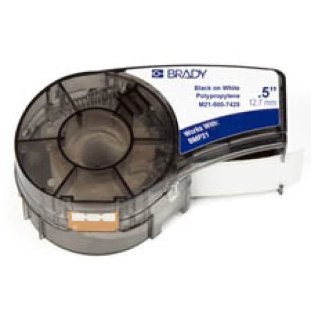 Brady 121015 Black. White Self-adhesive printer label