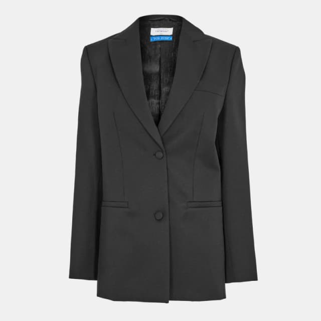 Off White Womens Suit Jacket Black female 6 (2XS)
