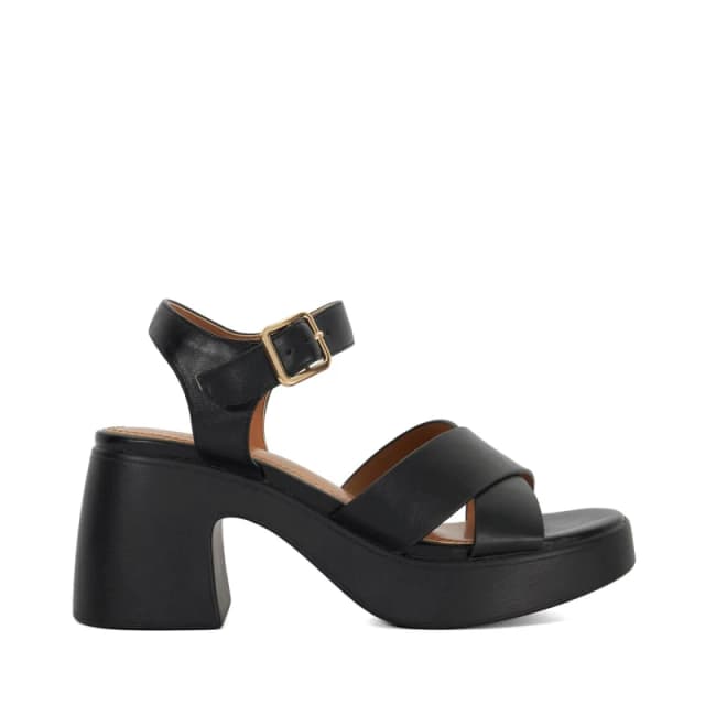 Dune London Womens Jolanda Heeled Sandals Black female 4 (37)