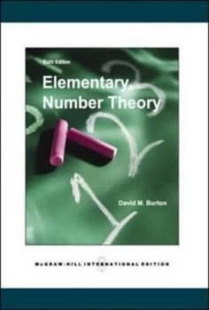 Elementary Number Theory by David Burton Paperback
