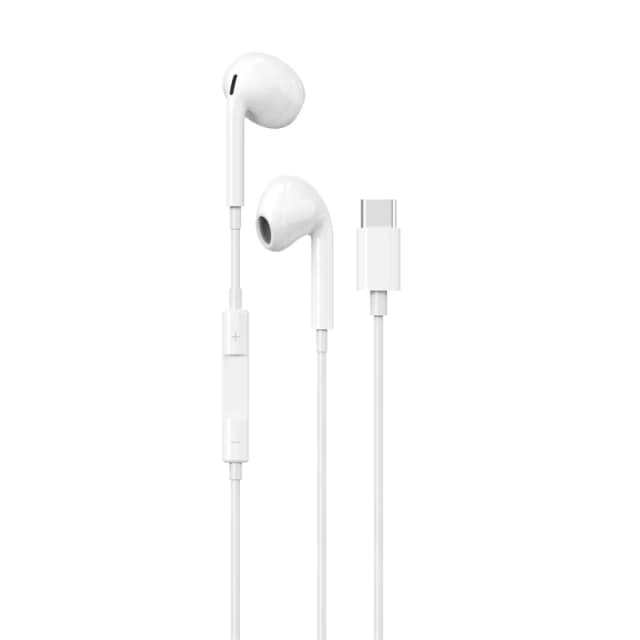 Maplin Wired Earbuds USB-C Classic Fit Hands Free Calling Volume Butto