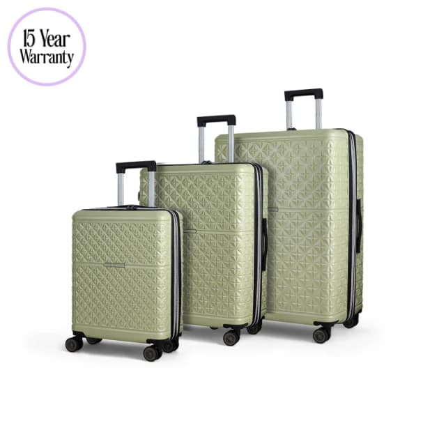 Rock Rock Maya Suitcase Sage Green Green unisex 3pc Set