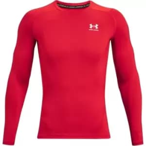 Under Armour Armour HeatGear Armour Comp Long Sleeve Baselayer Top - Red