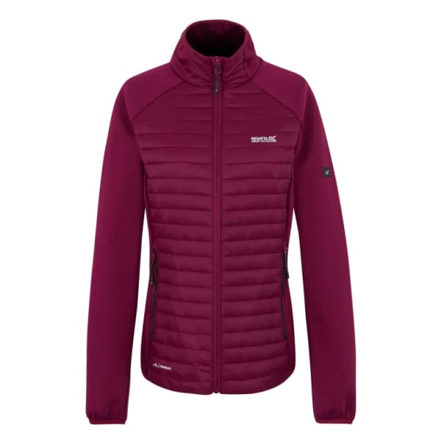 Womens hybrid hiking jacket Regatta Clumber Rouge Female 38