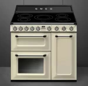 Smeg Victoria TR93IP2 Cream 90cm Induction Range Cooker