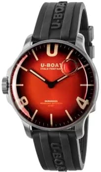 U-Boat Watch Darkmoon 44 Cardinal Red SS