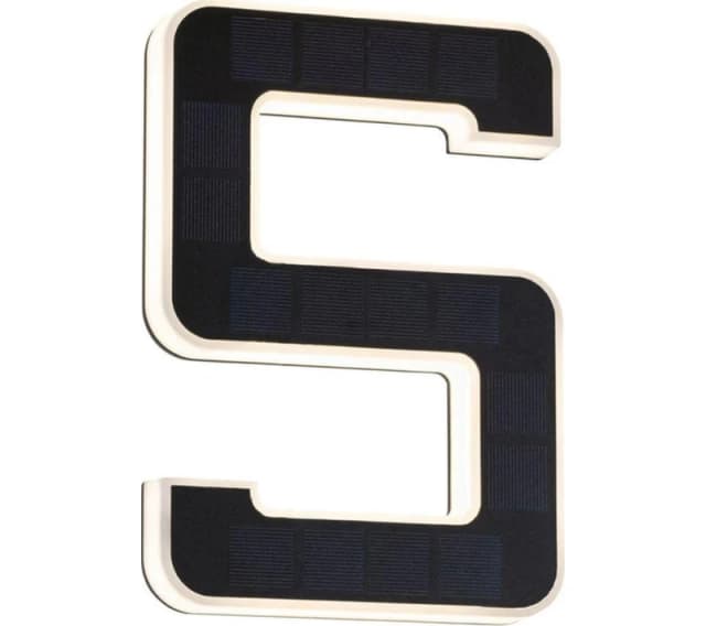 PAULMANN Solar LED House Number Light - No. 5 4000870798461