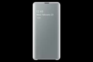 Samsung White Galaxy S10+ Clear View Cover