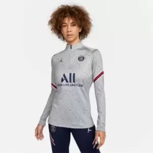 Nike Paris Saint Germain x Jordan Strike Drill Top Womens - Grey
