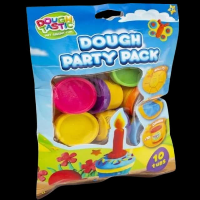 Doughtastic Dough Party Pack Of 10 Multi unisex