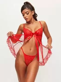 Ann Summers Bodywear Bon Bon Babydoll - Bright Red, Bright Red Size M Women