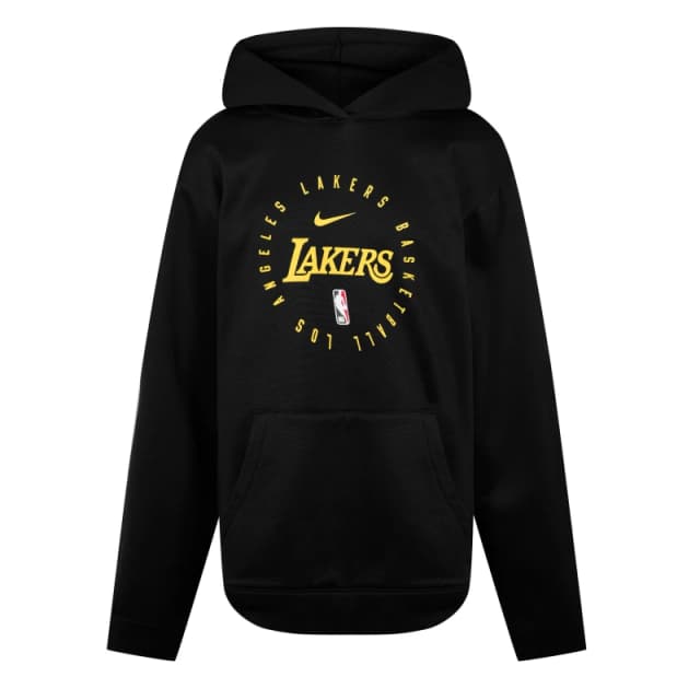 Nike NBA Lakers Hoodie Juniors - Black 7 - 8 Years
