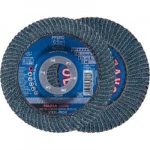 PFERD 67689042 POLIFAN-serrated washer PFR 115-L Z40 SGP CURVE STEELOX Diameter 115mm 10 pc(s)