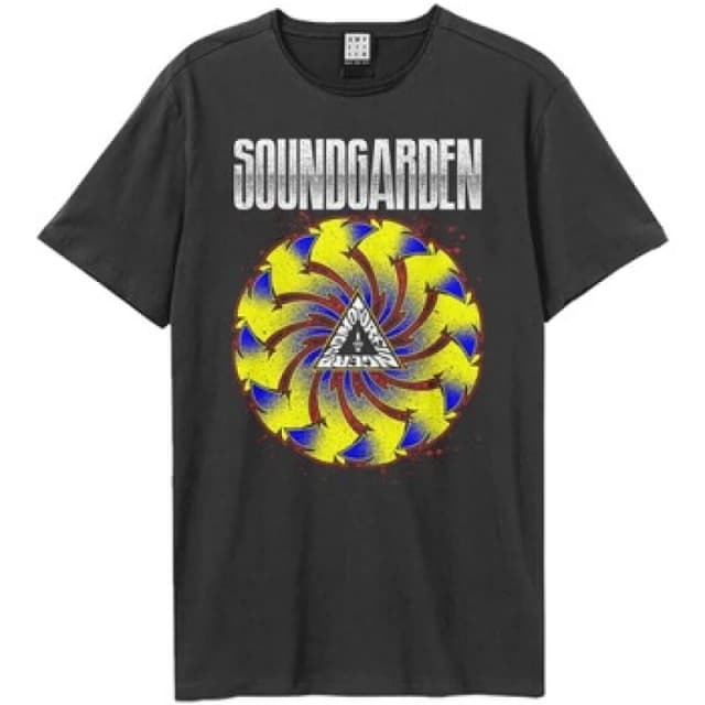 Amplified Amplified Men Badmotorfinger Soundgarden T-Shirt in Charcoal Size: X-Small Charcoal XS Male 5063527542311