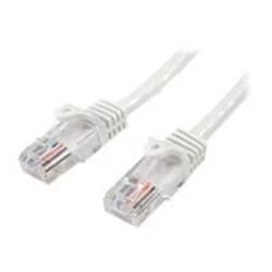 0.5m White Snagless Cat5e Patch Cable