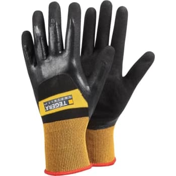 8803 Infinity 3/4 Coated Black/Yellow Heat Resistant Gloves - Size 10