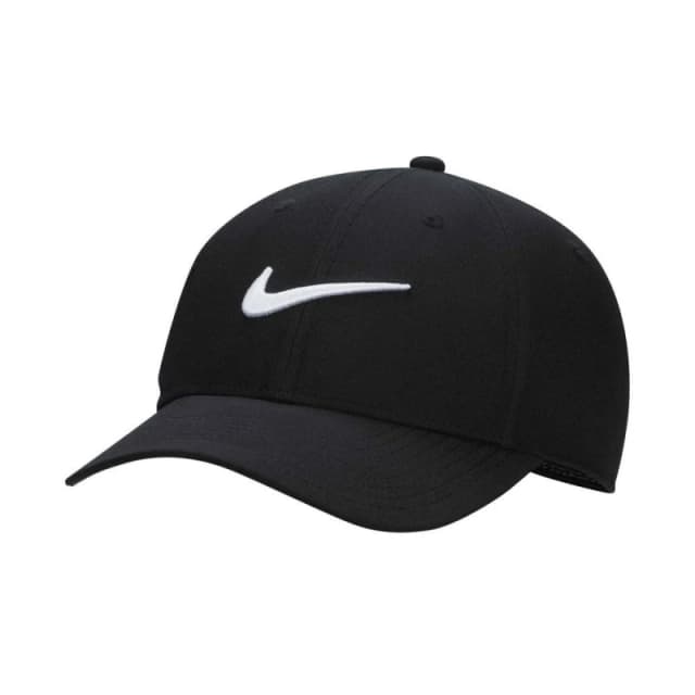 Nike Mens Swoosh Dri-FIT Structured Baseball Cap in Black Male One Size