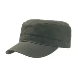 Atlantis Chino Cotton Uniform Military Cap (One Size) (Olive)