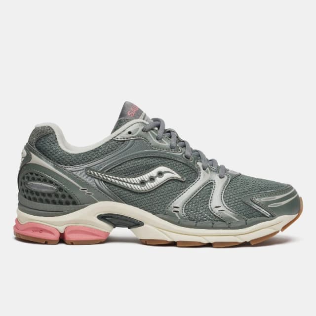 Saucony Progrid Triumph 4 Running Shoe Grey Green male UK 4