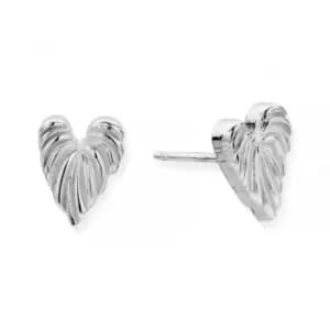 Leaf Heart Stud Earrings SEST3240