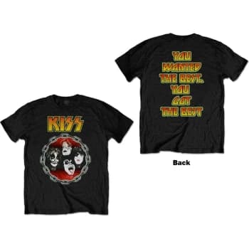 KISS - You Wanted The Best... Mens Medium T-Shirt - Black