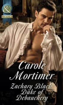 Zachary Black by Carole Mortimer Paperback