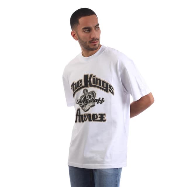 Avirex Mens Glendale Oversized T-Shirt Black male X Small