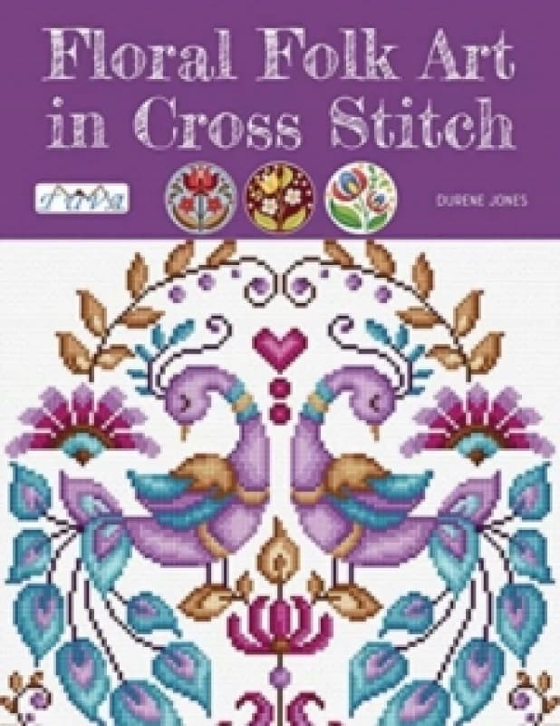 Floral Folk Art in Cross Stitch Paperback / softback