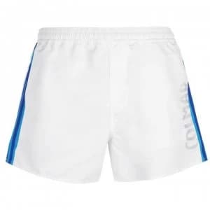 Colmar Swim Shorts Mens - White/Blue
