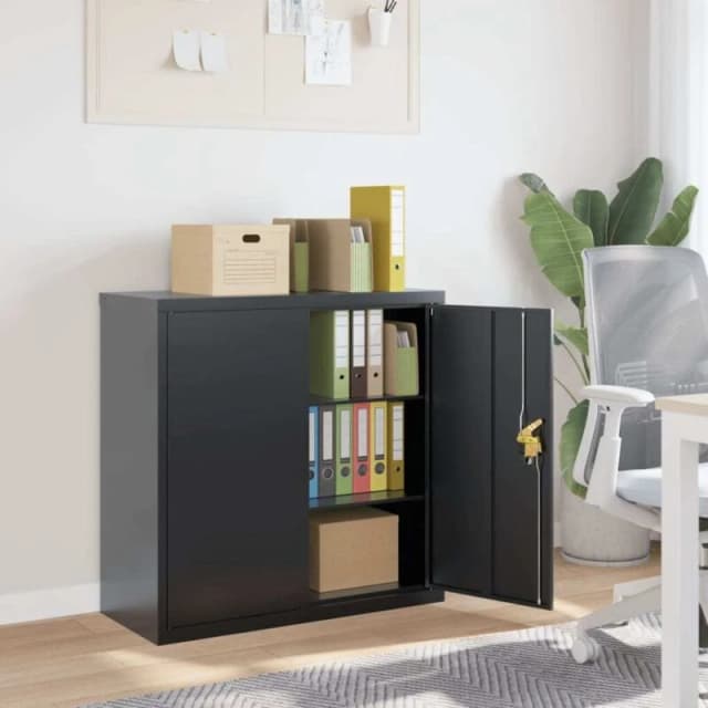 VIDAXL File Cabinet Anthracite 90x40x90cm Steel Vidaxl 8720845889531