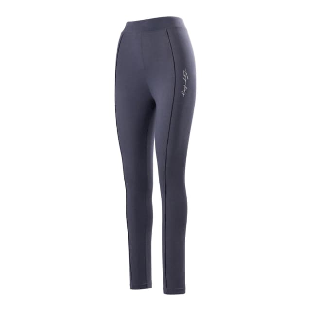 Gym King Womens High Waisted Full Length Cotton Leggings Midnight Blue female 8 (XS)