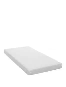 Obaby Fibre Mattress 100 x 50cm, White/Grey