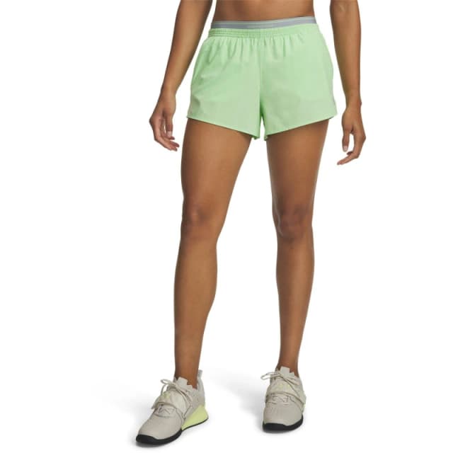Under Armour UA Vanish Wov Short Ld63 Lime/Mod Gray female 10 (S)