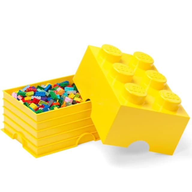 LEGO LEGO 6 Brick Storage Lego 40000802 Yellow 72241413000