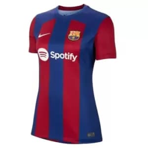 Nike Barcelona Home Shirt 2023 2024 Womens - Blue