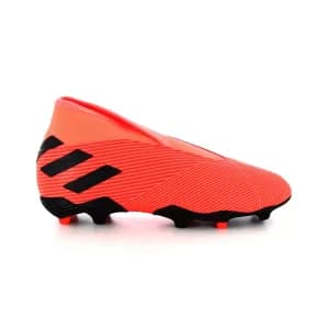 adidas Junior Nemeziz Laceless 19.3 Firm Ground Football Boot - Red Black, Size 10