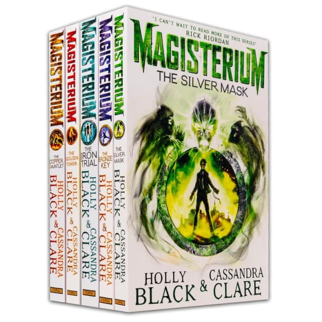 The Magisterium Series 5 Book Set Iron Trial, Copper Gauntlet, Silver Mask, Bronze Key, Golden Tower Holly Black Books