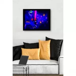 SC1075 Multicolor Decorative Framed MDF Painting