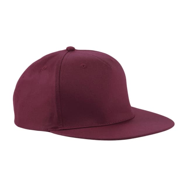 Beechfield Beechfield Men Rapper Snapback Cap in Burgundy Burgundy One Size Male 5063425297740