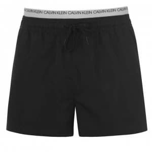 Calvin Klein Calvin Mini Double Waistband Swim Shorts - Black 001
