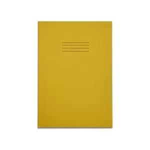 Rhino A4 Plus Exercise Book Yellow Plain 80 page Pack 50 VDU080-113